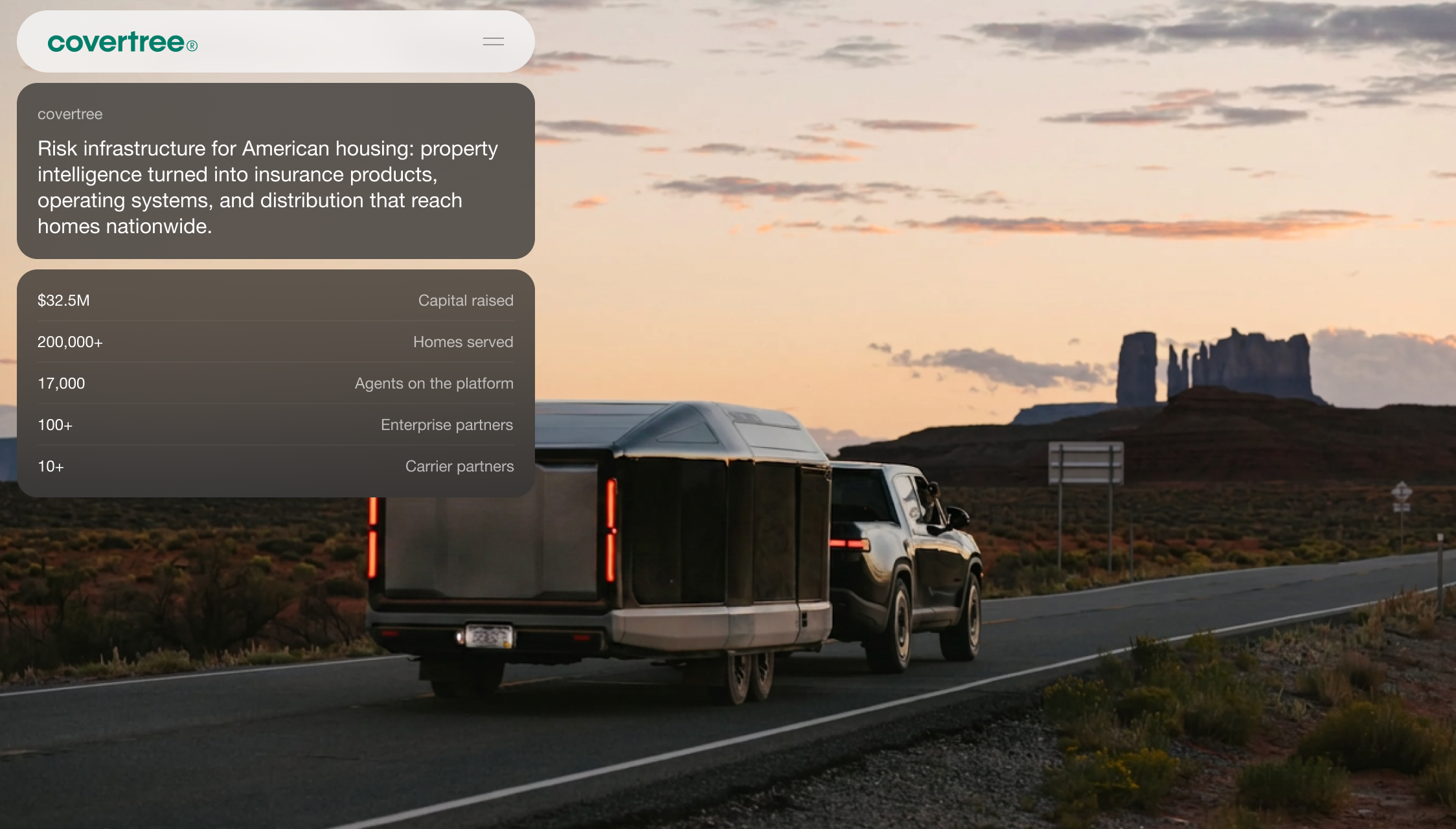 CoverTree — Risk infrastructure for American housing