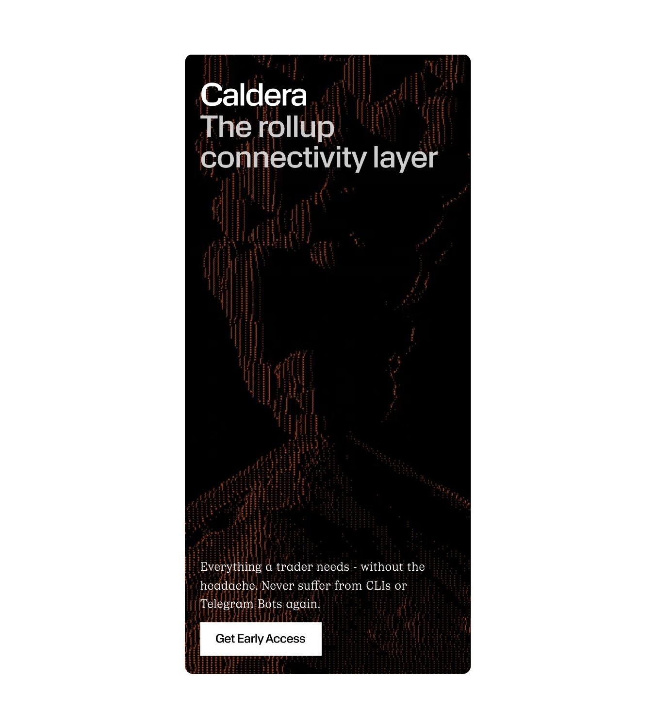 Caldera — OpenPurpose portfolio work