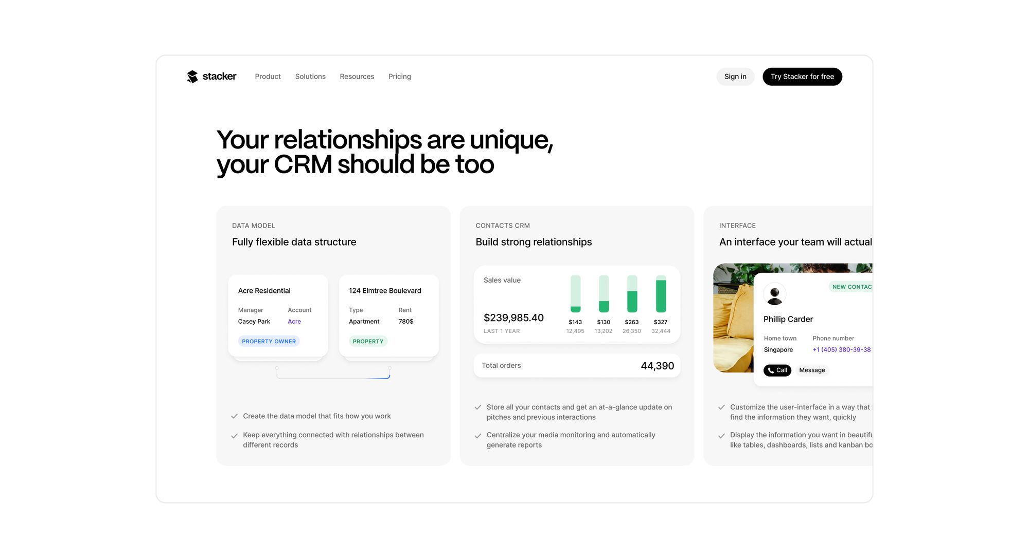 Stacker — OpenPurpose portfolio work