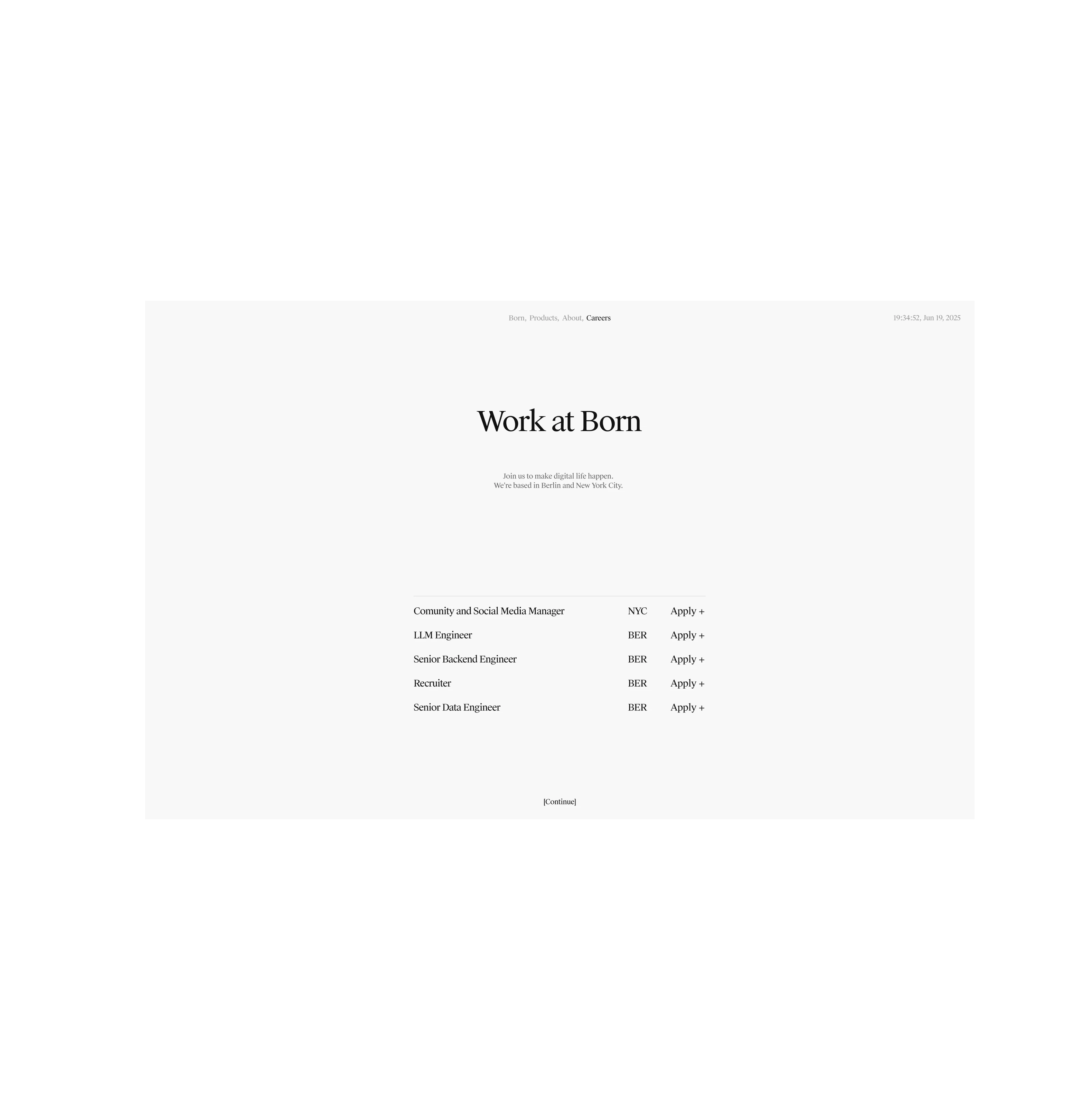 Born — OpenPurpose portfolio work