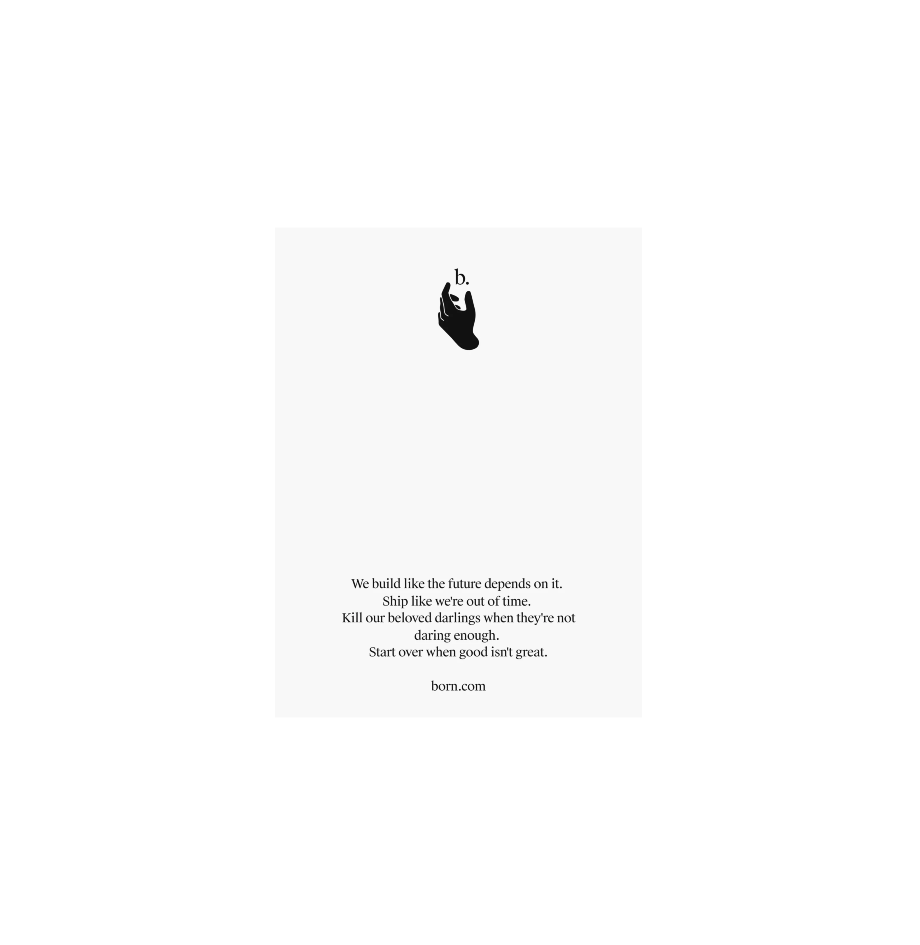 Born — OpenPurpose portfolio work