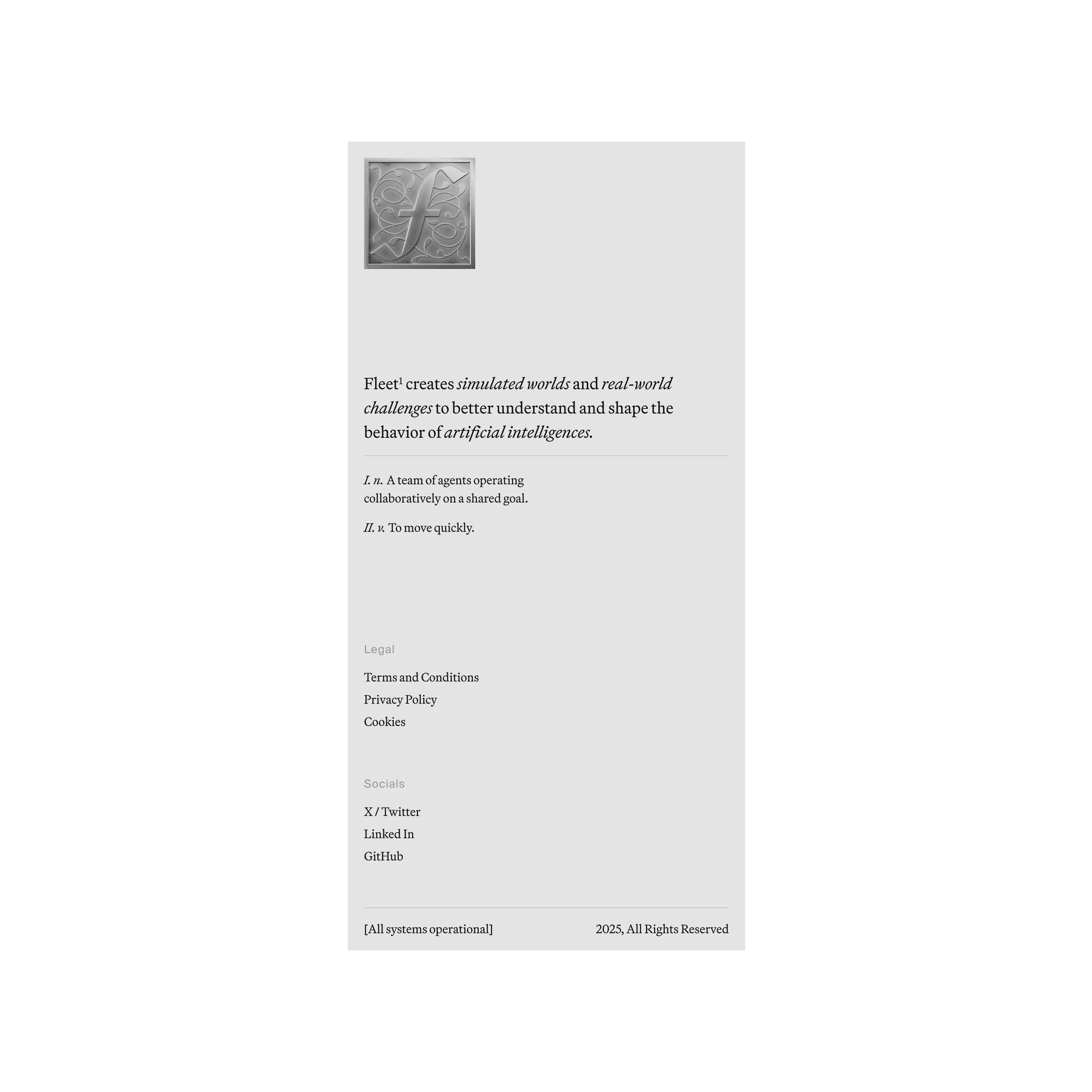 Fleet — OpenPurpose portfolio work